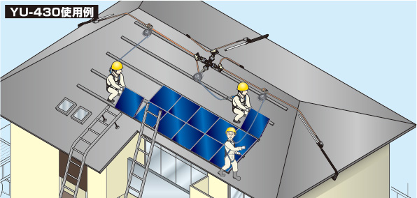 製品情報 住宅 屋外工事用 墜落防止装置 墜落制止用器具 フルハーネス型 胴ベルト型 ワークポジショニング用器具 墜落防止装置 ツヨロン Tsuyoron の藤井電工株式会社