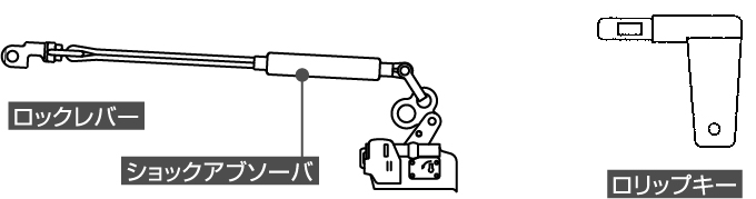 K型ロリップ（ショックアブソーバ付）